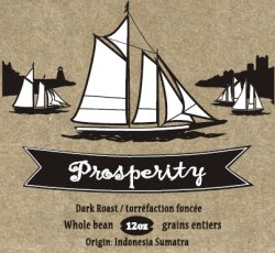 Prosperity coffee label